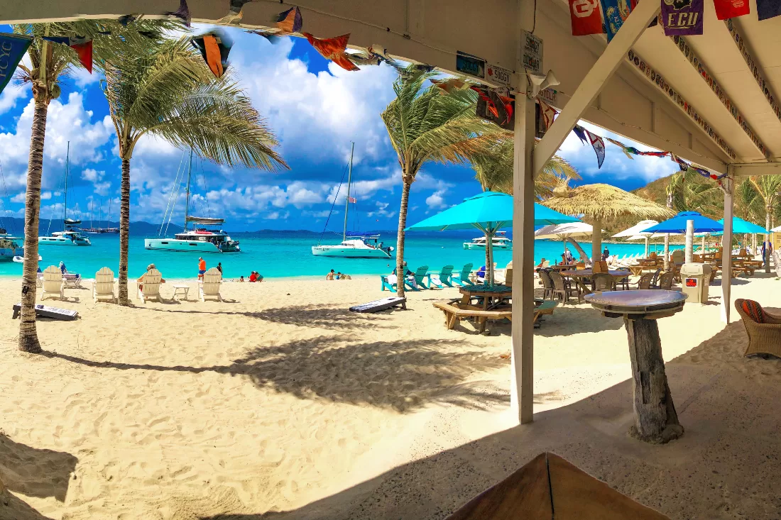 White Bay and the Soggy Dollar Bar, Jost Van Dyke, British Virgin Islands
