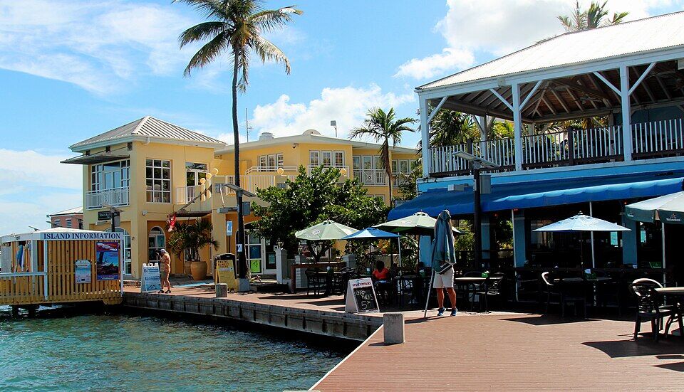 The Christiansted boardwalk, St. Croix