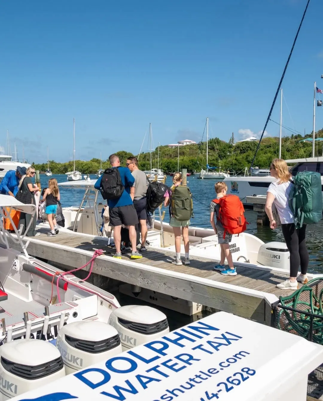 Dolphin Water Taxi — St. Thomas → Jost Van Dyke, Tortola & the BVI