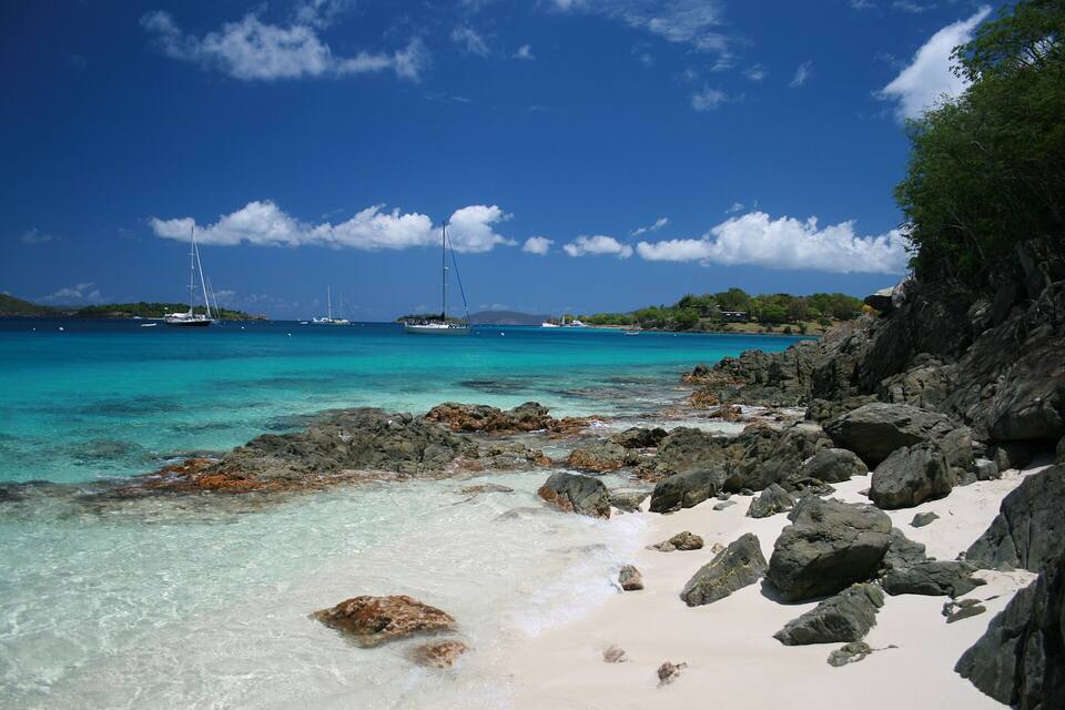Honeymoon Beach on Salomon Bay, St. John